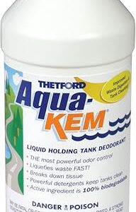 Aqua-KEM Original - RV Holding Tank Treatment - Deodorizer - Waste Digester - Cleaner - 32 oz - Thetford 09852
