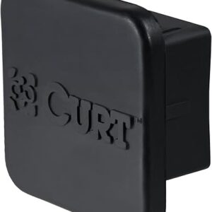 CURT 22272 Rubber Trailer Hitch Cover, Fits 2-Inch Receiver