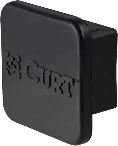 CURT 22272 Rubber Trailer Hitch Cover, Fits 2-Inch Receiver