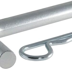 CURT 21580 Trailer Hitch Pin & Clip, 5/8-Inch Diameter, Fits 2 or 2-1/2-Inch Receiver, Clear ZINC