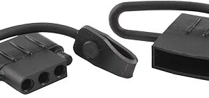 CURT 58761 Vehicle and Trailer-Side 4-Pin Flat Wiring Harness Dust Covers, 2-Pack