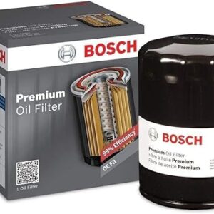 BOSCH 3330 Premium Oil Filter With FILTECH Filtration Technology - Compatible With Select Audi, Chrysler, Dodge, Ford, Jeep, Lexus, Lincoln, Mazda, Mercury, Saab, Toyota, Volkswagen