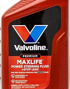 Vavoline MaxLife PS and SL Power Steering Fluid with Stops Leaks, Prevents Wear Foaming and Oxidation for Meets GM 1050017, Chrysler 5931, Ford M2C195-A, 32oz
