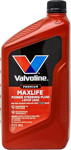 Vavoline MaxLife PS and SL Power Steering Fluid with Stops Leaks, Prevents Wear Foaming and Oxidation for Meets GM 1050017, Chrysler 5931, Ford M2C195-A, 32oz