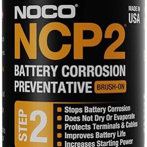 NOCO NCP2 CB104 4 Oz Oil-Based Brush-On Battery Corrosion Preventative, Corrosion Inhibitor, and Battery Terminal Protector Grease