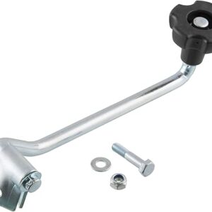 CURT 28964 Replacement Direct-Weld Square Jack Handle for #28570, SILVER,BLACK