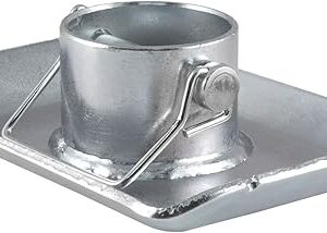 CURT 28272 Trailer Jack Foot, Fits 2-Inch Diameter Tube, Supports 2,000 lbs