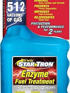 STAR BRITE Star Tron Enzyme Fuel Treatment - Concentrated Formula 32 Fl. Oz. – Treats up to 512 Gallons - Fuel Stabilizer & Treatment, Gasoline Stabilizer, Star Tron Marine Enzyme Fuel Treatment