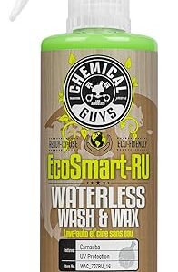 Chemical Guys WAC_707RU_16 EcoSmart Waterless Car Wash & Wax Ready To Use, Safe for Cars, Trucks, SUVs, Motorcycles, RVs & More, 16 fl oz