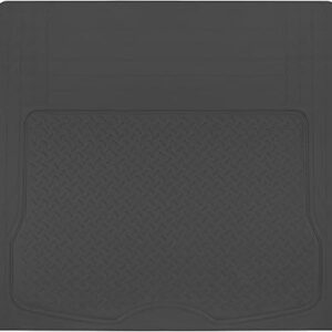 Heavy Duty Cargo Liner Floor Mat-All Weather Trunk Protection, Trimmable to Fit & Durable HD Rubber Protection for Car SUV Sedan Auto