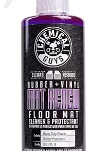 Chemical Guys Mat Renew Rubber and Vinyl Car Floor Mat Cleaner & Protectant - Cleans & Restores Rubber Liners, Running Boards, Safe for Cars, Trucks, SUVs, and More - 16 oz