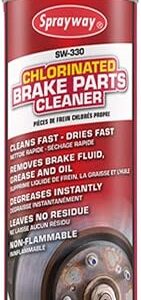 Sprayway SW330 Chlorinated Brake Parts Cleaner, 18.5 oz