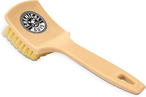 Chemical Guys Induro 7 Heavy Duty Interior Carpet & Upholstery Detailing Brush – Durable Bristles, Car Carpet Brush for Deep Cleaning Fabric, Mats & Seats, Ergonomic Grip for Comfort and Control