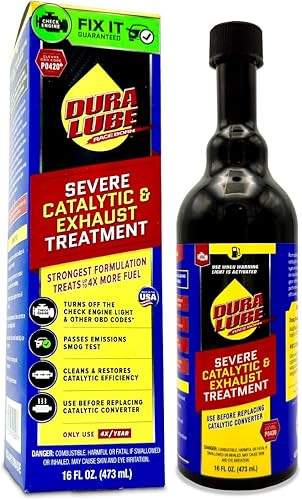 Dura Lube Severe Catalytic and Exhaust Treatment Cleaner Fuel Additive, 16 fl. oz., (PN: HL-402409 PDQ3)