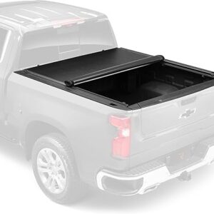 Gator Soft Roll Up Truck Bed Tonneau Cover - Easy-to-Install - No-Drill Installation - Durable Vinyl Roll Up Tonneau Cover - Low-Profile Design - 2019-2026 Chevy/GMC Silverado/Sierra 5'10" Bed