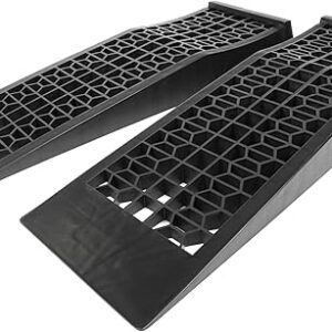 MaxxHaul 50516 4,400 lb. Capacity Low Profile Car Ramps, 2-Count, Black (Pack of 1)