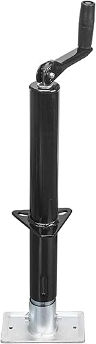 Road DAWG A-Frame Trailer Jack, 2,000 LBs Capacity, 14 Inches Vertical Travel, Top-Wind Handle Trailer Tongue Jack with Foot Plate, for Camper, RV,ATR39004MB