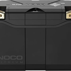 NOCO Lithium NLP20: Ultra-Light 12V Lithium Powersport Battery – Group 20 – 7Ah – 600A Start Power – Intelligent BMS – UL Certified