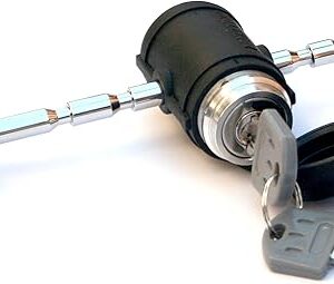 MaxxHaul Trailer Tongue Coupler Lock - Adjustable Trailer Tongue Pin, 1/4" Diameter, Fits 1" to 3" Latch-Type Coupler for RV, Truck Towing