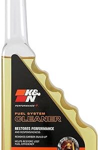 K&N Performance+ Fuel System Cleaner: Restores Performance and Acceleration, 16 Ounce Bottle Treats up to 21 Gallons, 99-2050 , Black