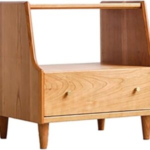 JIMEOG Furniture Bedroom Nightstand Side Cabinet Large Storage Space Bedroom Nightstand Chest of Drawers (Color : D, Size : 50CM)