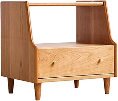 JIMEOG Furniture Bedroom Nightstand Side Cabinet Large Storage Space Bedroom Nightstand Chest of Drawers (Color : D, Size : 50CM)