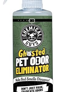 Chemical Guys Ghosted Pet Odor Eliminator 16 Oz Pet Smell Neutralizer for Car Interior, Carpet, Upholstery, Fabric Seats, Home, Furniture, Citrus Scent Spray Cleaner