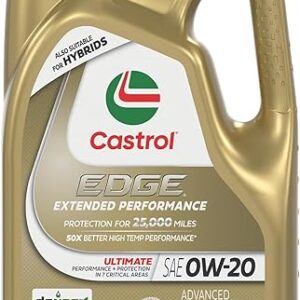Castrol EDGE Extended Performance 0W-20 Advanced Full Synthetic Motor Oil 5 Quart
