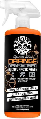 Chemical Guys Signature Series Orange Degreaser, Multipurpose Power, Safe for Cars, Trucks, SUVs, Motorcycles, RVs & More, Extra Large 32 fl oz