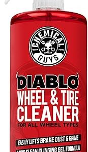 Chemical Guys Sprayable Diablo Wheel Cleaner (Safe on All Wheel & Rim Finishes), Great for Cars, Trucks, SUVs, Motorcycles, RVs & More, 32 fl oz