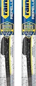 Rain-X 810363 Repellency Water Repellent Wiper Blades, 22" Windshield Wipers (Pack of 2), All Weather Streak-Free for Enhanced Visibility w/Water Repellency Formula [Amazon Exclusive]