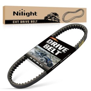 Nilight 842-20-30 CVT Drive Belt Fit for 4-Stroke GY6 125cc 150cc 152QMI 157QMJ Long-case Engine Belts for Roketa, Taotao, Vespa, Jonway, Baja, Tank Go-Kart Scooter Moped ATV, 1 Pack #842 20 30