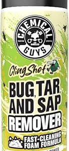 Chemical Guys Bug, Sap & Tar Remover, Fast Acting Pre Wash Cleaner For Cars, Trucks & SUVs, Removes Stuck On Residue, Road Film, Bug Splatter, Tree Sap, Grime, Spray 15 Fl Oz