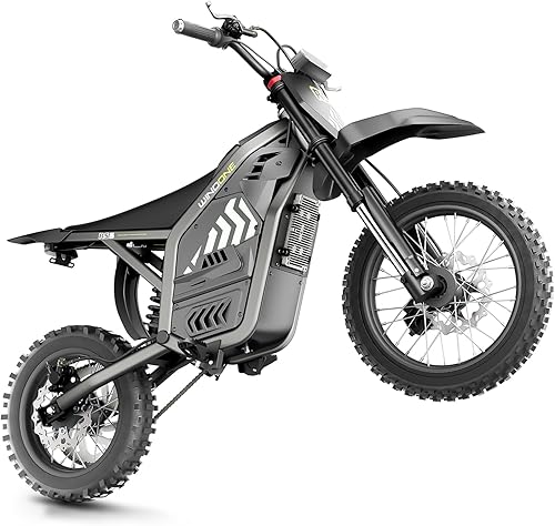 Windone RS5 Electric Dirt Bike for Teens & Adults (13+), Up to 37 MPH, 45 Miles Range, 2200W Peak Motor, 14"/12" Off-Road Tires, Hydraulic Suspension, 3-Speed Modes Electric Motorcycle