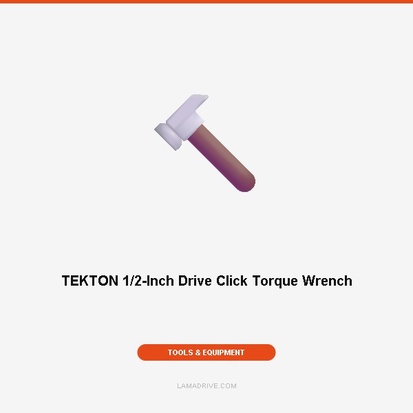 TEKTON 1/2-Inch Drive Click Torque Wrench
