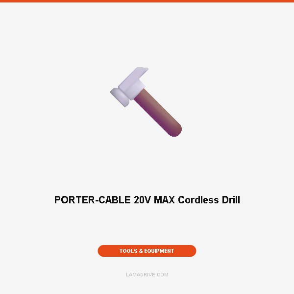 PORTER-CABLE 20V MAX Cordless Drill